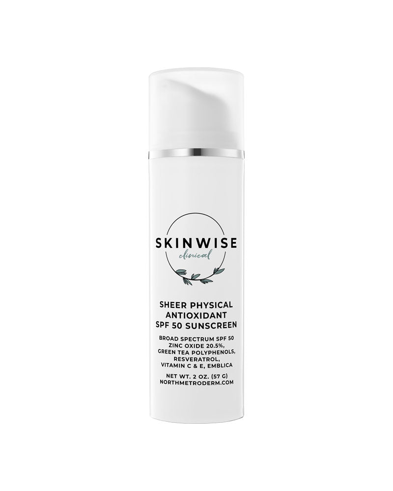 Skin Wise Clinical Sheer Physical Antioxidant SPF 50